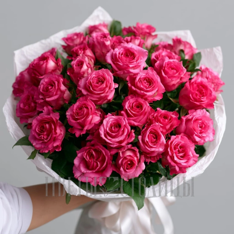 Розовые розы &laquo;Фламинго&raquo;